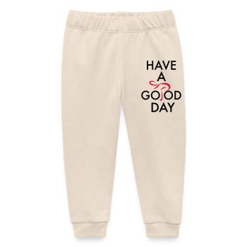 cycling - Baby Organic Sweatpants by Stanley/Stella - soft Ecru - Front
