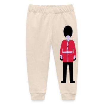 Queen's Guard - Baby Organic Sweatpants by Stanley/Stella - soft Ecru - Front