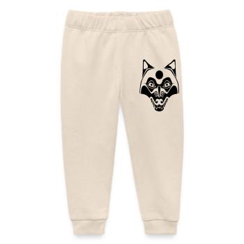 wolf - maske mond - Baby Organic Jogginghose Baby Tumbler von Stanley/Stella - Natur - Vorne