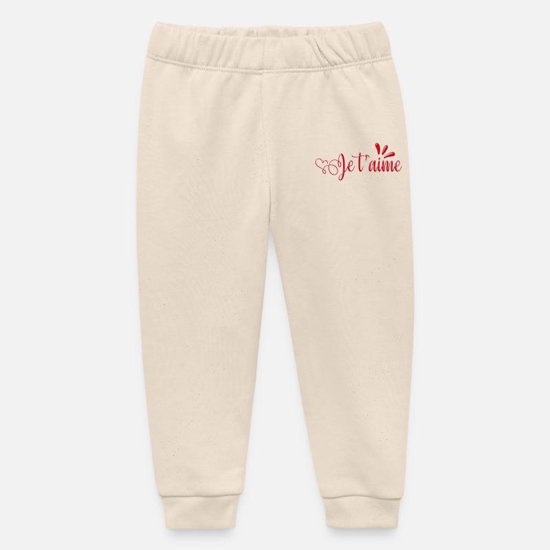 Par Taime - Pantalon de jogging bébé bio Stanley/Stella - écru doux