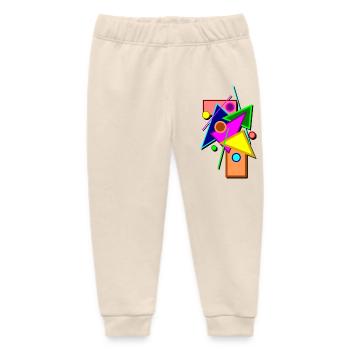 geometry - Baby Organic Sweatpants by Stanley/Stella - soft Ecru - Front