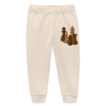 schach figuren sport - Baby Organic Jogginghose Baby Tumbler von Stanley/Stella - Natur - Vorne