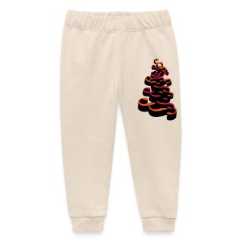 Stacked paragraphs - Baby Organic Sweatpants by Stanley/Stella - soft Ecru - Front
