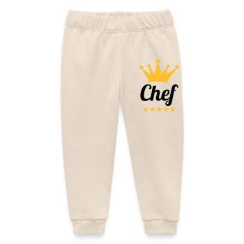 Chef - Pantalon de jogging bébé bio Stanley/Stella - écru doux - Devant