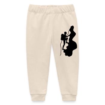 climbing - Baby Organic Sweatpants by Stanley/Stella - soft Ecru - Front