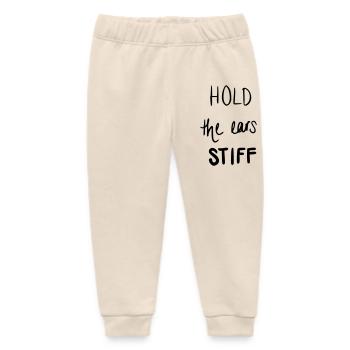 Hold the ears stiff - Baby Organic Jogginghose Baby Tumbler von Stanley/Stella - Natur - Vorne