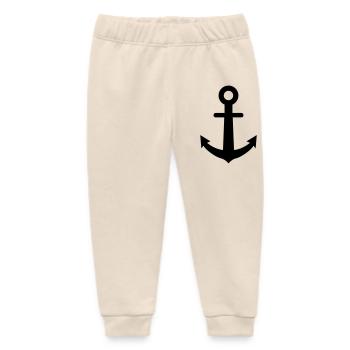 Seemann / Boot / Marine / Meer / Fischer - Baby Organic Jogginghose Baby Tumbler von Stanley/Stella - Natur - Vorne