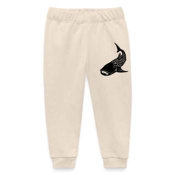 whaleshark 2 - Baby Organic Jogginghose Baby Tumbler von Stanley/Stella - Natur - Vorne