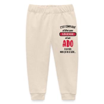 Teenager / Jugendliche / Jugendlicher / Kind - Baby Organic Jogginghose Baby Tumbler von Stanley/Stella - Natur - Vorne