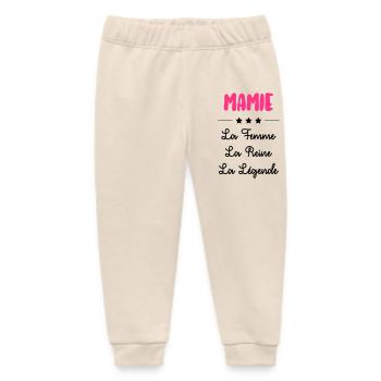 Großmütter / Oma / Mami / Großmutter / Mamy - Baby Organic Jogginghose Baby Tumbler von Stanley/Stella - Natur - Vorne