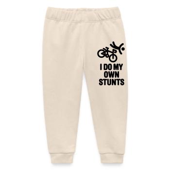 I do my own stunts - racing bicycle - Baby Organic Jogginghose Baby Tumbler von Stanley/Stella - Natur - Vorne