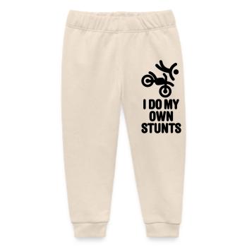 I do my own stunts - motocross off-road - Baby Organic Jogginghose Baby Tumbler von Stanley/Stella - Natur - Vorne