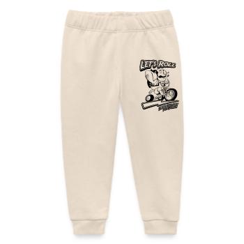 GANGSTER RIDING CYCLE - Baby Organic Sweatpants by Stanley/Stella - soft Ecru - Front