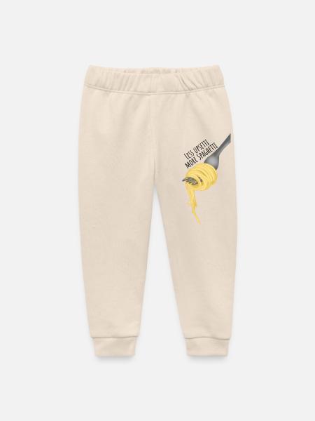 Less upsetti more Spaghetti - Baby Organic Jogginghose Baby Tumbler von Stanley/Stella - Natur