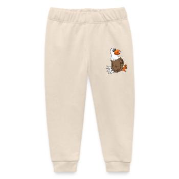 Niedliche Möwe - Baby Organic Jogginghose Baby Tumbler von Stanley/Stella - Natur - Vorne
