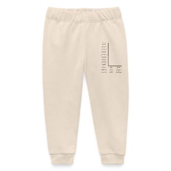 Liebe Auf Vielen Verschiedenen Sprachen - Baby Organic Jogginghose Baby Tumbler von Stanley/Stella - Natur - Vorne