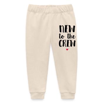 Nouveau dans l’équipage - Pantalon de jogging bébé bio Stanley/Stella - écru doux - Devant