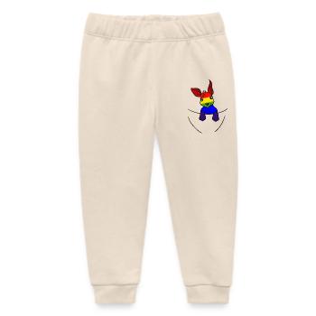 Koala LGBT Regenbogenfahne Gay Pride Gay - Baby Organic Jogginghose Baby Tumbler von Stanley/Stella - Natur - Vorne