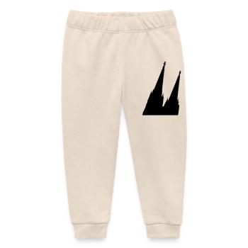 Schräger Kölner Dom in Köln - Baby Organic Jogginghose Baby Tumbler von Stanley/Stella - Natur - Vorne