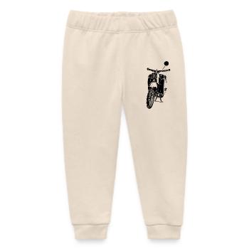 Schwalbe Moped - Baby Organic Sweatpants by Stanley/Stella - soft Ecru - Front