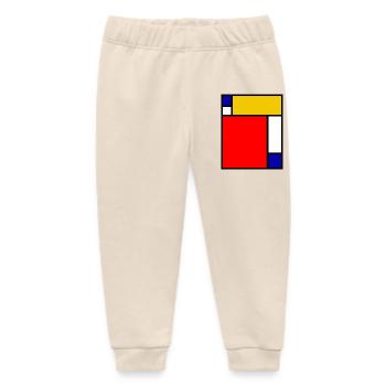 Mondrian 4 - Baby Organic Sweatpants by Stanley/Stella - soft Ecru - Front