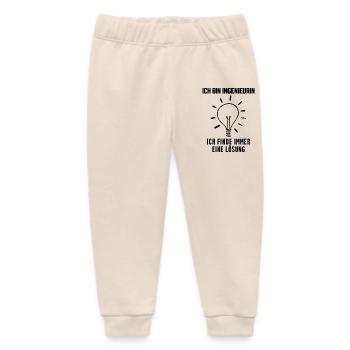 Ingenieurin Beruf Ausbildung - Baby Organic Jogginghose Baby Tumbler von Stanley/Stella - Natur - Vorne