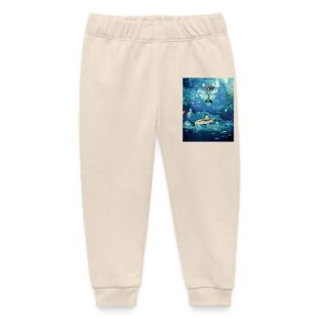 Magic Ocean - Baby Organic Sweatpants by Stanley/Stella - soft Ecru - Front