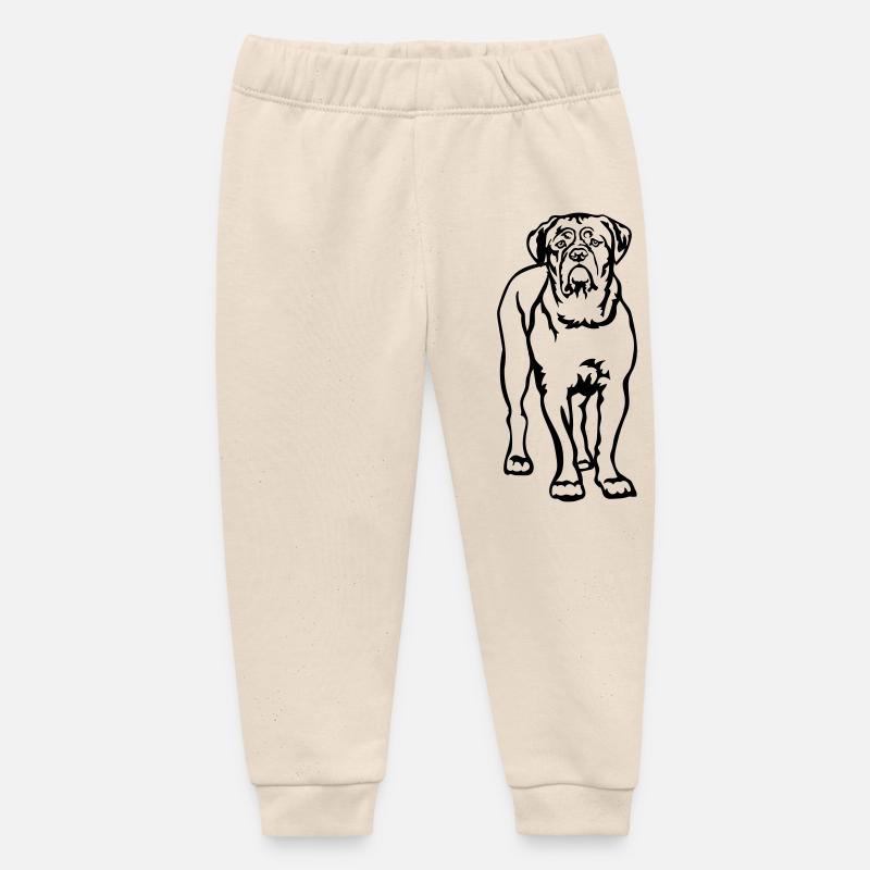 Dogue de Bordeaux - Pantalon de jogging bébé bio Stanley/Stella - écru doux
