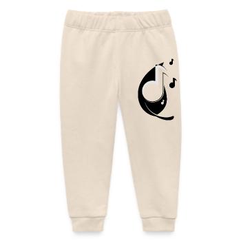 Sheet music - Baby Organic Sweatpants by Stanley/Stella - soft Ecru - Front