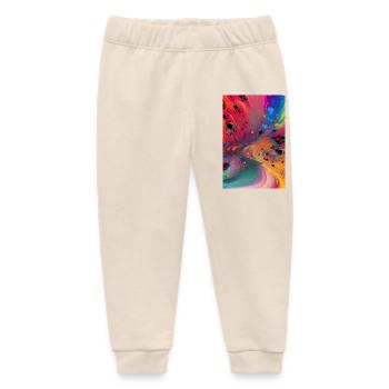 Abstrakte Kunst - Baby Organic Jogginghose Baby Tumbler von Stanley/Stella - Natur - Vorne