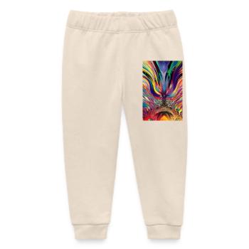 Abstrakte Kunst - Baby Organic Jogginghose Baby Tumbler von Stanley/Stella - Natur - Vorne