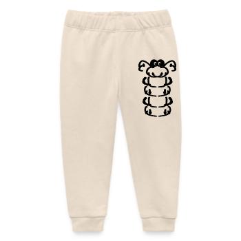 eine kleine Raupe - Baby Organic Jogginghose Baby Tumbler von Stanley/Stella - Natur - Vorne