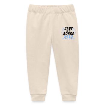 Pregnant 2023 - Baby Organic Sweatpants by Stanley/Stella - soft Ecru - Front