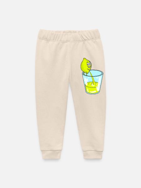 Zitrone - Baby Organic Jogginghose Baby Tumbler von Stanley/Stella - Natur