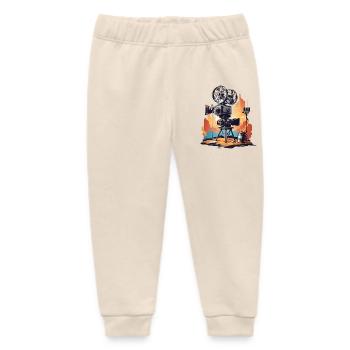 Retro Kamera - Baby Organic Jogginghose Baby Tumbler von Stanley/Stella - Natur - Vorne