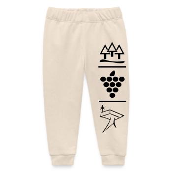 Pfalzlust 2017 - Baby Organic Sweatpants by Stanley/Stella - soft Ecru - Front