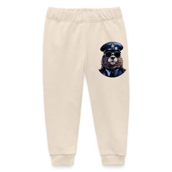 Marmot Policeman - Baby Organic Sweatpants by Stanley/Stella - soft Ecru - Front