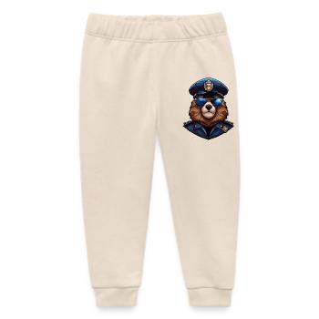 Murmeltiere Polizei - Baby Organic Jogginghose Baby Tumbler von Stanley/Stella - Natur - Vorne