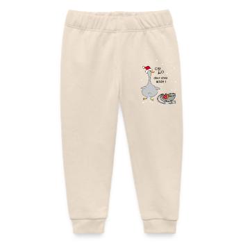OH HO, Weihnachtsgans - Baby Organic Jogginghose Baby Tumbler von Stanley/Stella - Natur - Vorne
