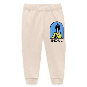 SEOUL - N Seoul Tower - Baby Organic Jogginghose Baby Tumbler von Stanley/Stella - Natur - Vorne