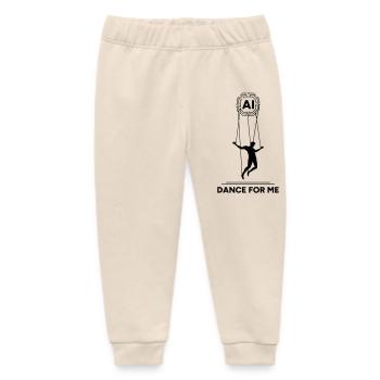 Artificial Intelligence Marionette Dance For Me - Baby Organic Sweatpants by Stanley/Stella - soft Ecru - Front