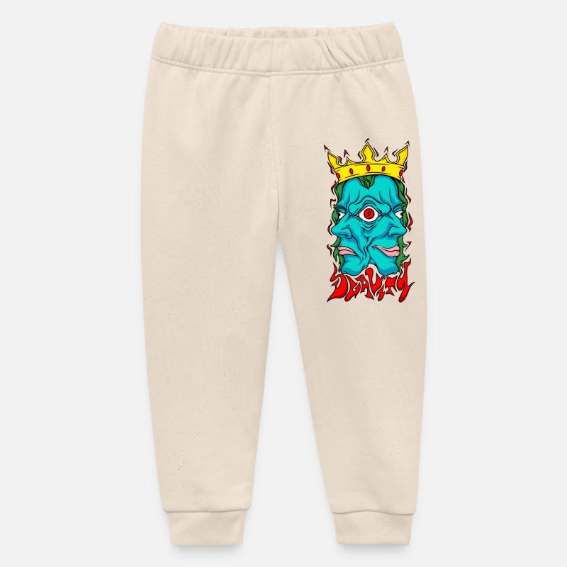 Dualité II - Pantalon de jogging bébé bio Stanley/Stella - écru doux