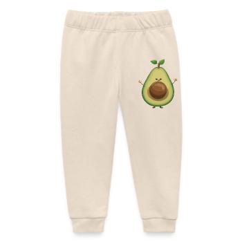 Avocado süß lustig Optimismus Geschenk - Baby Organic Jogginghose Baby Tumbler von Stanley/Stella - Natur - Vorne