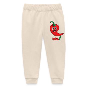 Scharfe rote Chilischote- Lustiges Emoticon - hot - Baby Organic Jogginghose Baby Tumbler von Stanley/Stella - Natur - Vorne