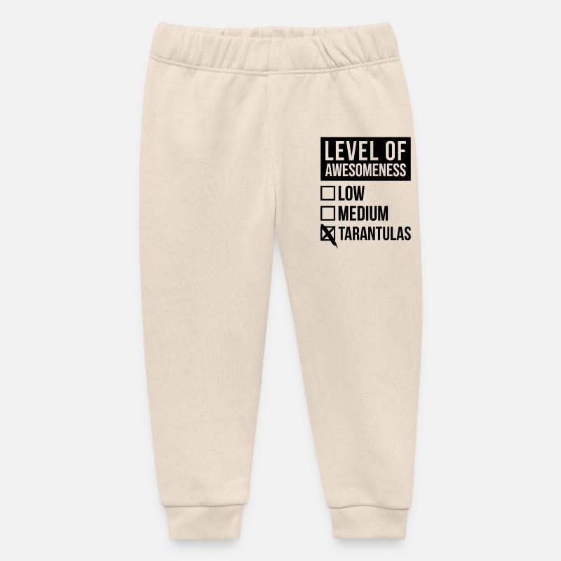 tarentule - Pantalon de jogging bébé bio Stanley/Stella - écru doux