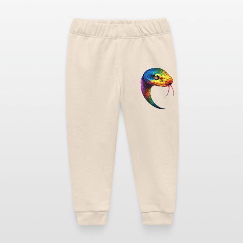 Serpent Python Cobra Mamba Serpent à sonnettes Serpent Pantalon de jogging bébé bio Stanley/Stella