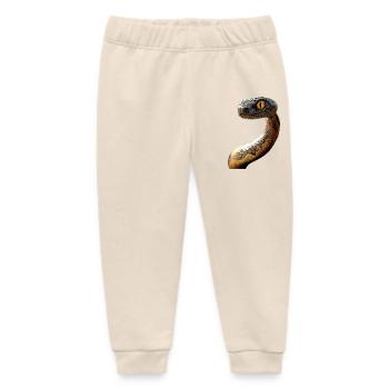 Schlange Python Kobra Mamba Klapperschlange Snake - Baby Organic Jogginghose Baby Tumbler von Stanley/Stella - Natur - Vorne