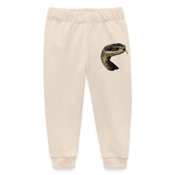 Schlange Python Kobra Mamba Klapperschlange Snake - Baby Organic Jogginghose Baby Tumbler von Stanley/Stella - Natur - Vorne