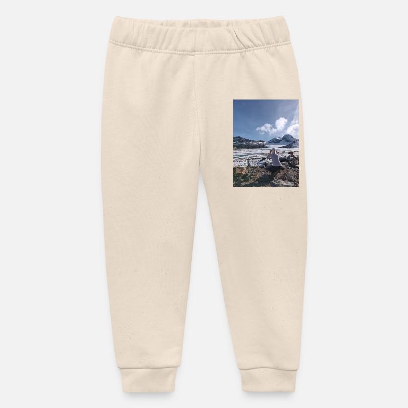 Glacier Saint Solin d'Arves - Pantalon de jogging bébé bio Stanley/Stella - écru doux