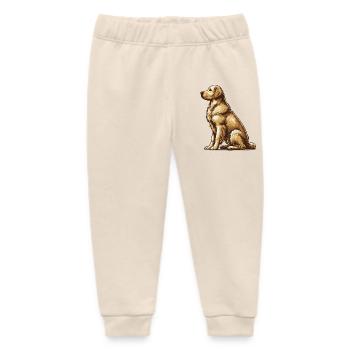 Golden Retriever - Baby Organic Jogginghose Baby Tumbler von Stanley/Stella - Natur - Vorne